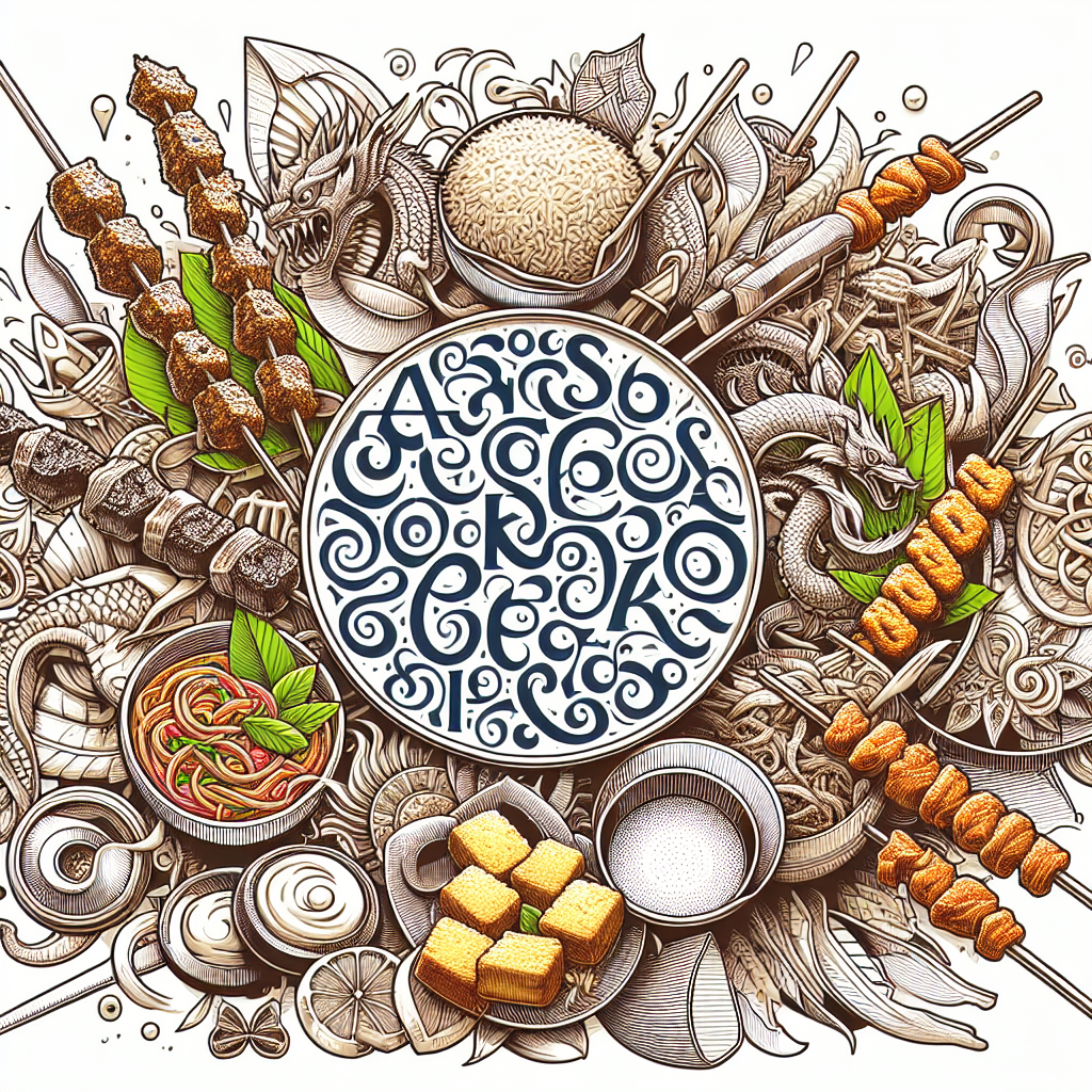 Keunikan Sketsa Makanan Tradisional Indonesia: Memadukan Seni dan Kuliner